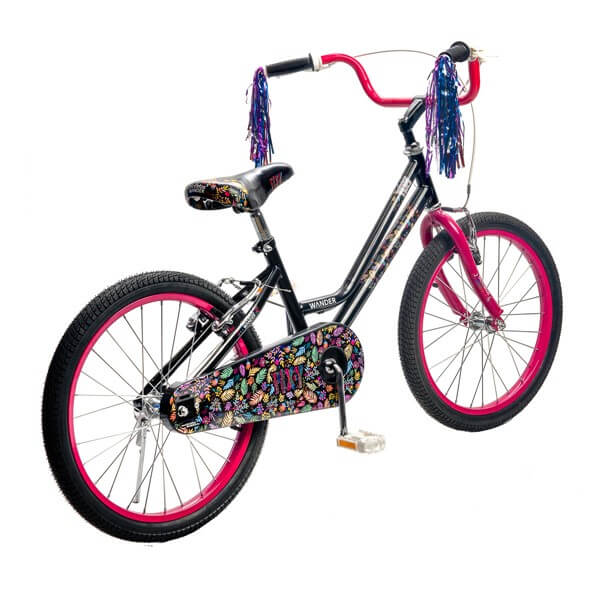bicicleta wander pixy20 negro-rosa 3