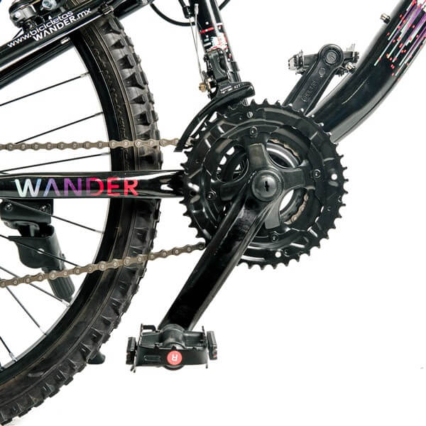 bicicleta wander glitch verde-negro 5