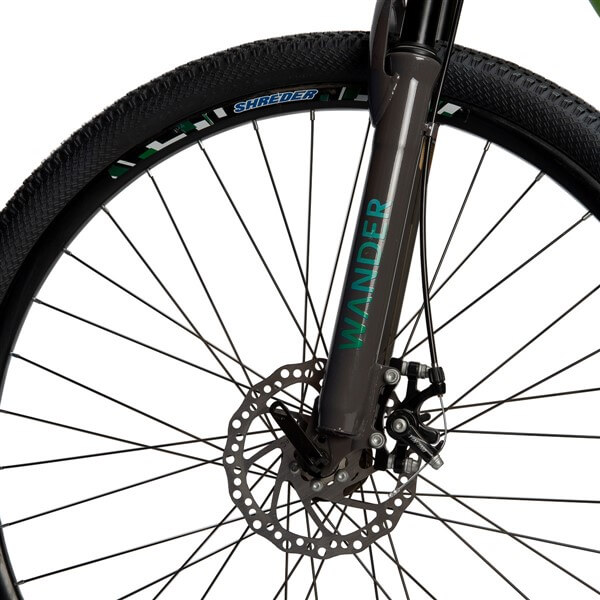 bicicleta wander shreder29 verde gris 4